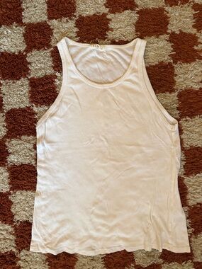 Anthropologie white tank top